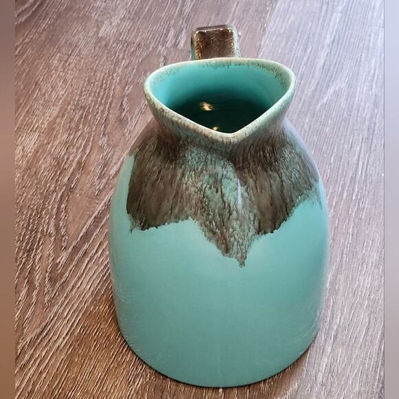 Jaska of California Cascade‎ Ware Blue with Brown Drip Vintage Pitcher - Picture 3 of 10